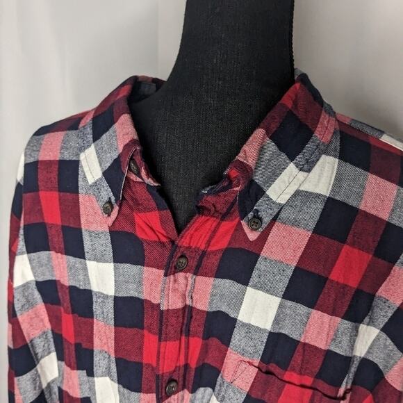Red Foundry Plaid Longsleeve Flannel 2XL - Picture 5 of 5